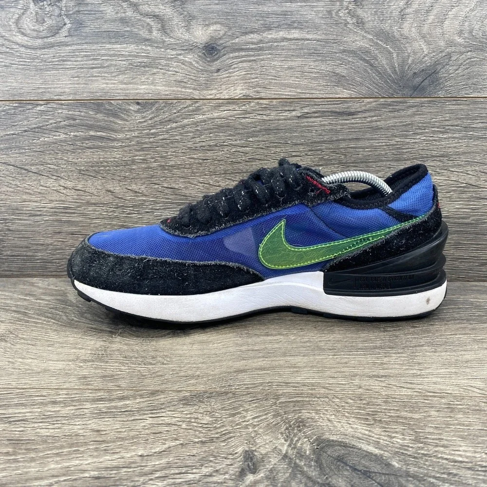 Nike Waffle One Athletic Sneakers Shoes Size 6Y Youth Boy's Blue Volt DV2235-400